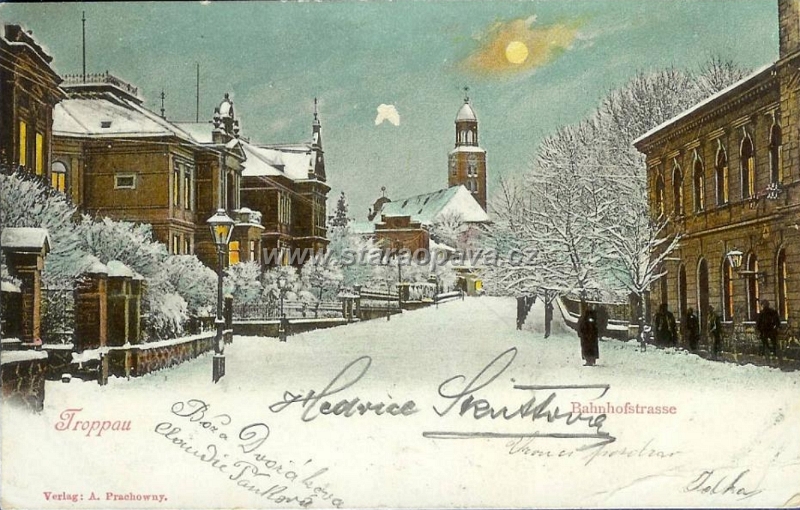 janska (12).jpg - Jásnká ulice v zimě, pohlednice z roku 1899.